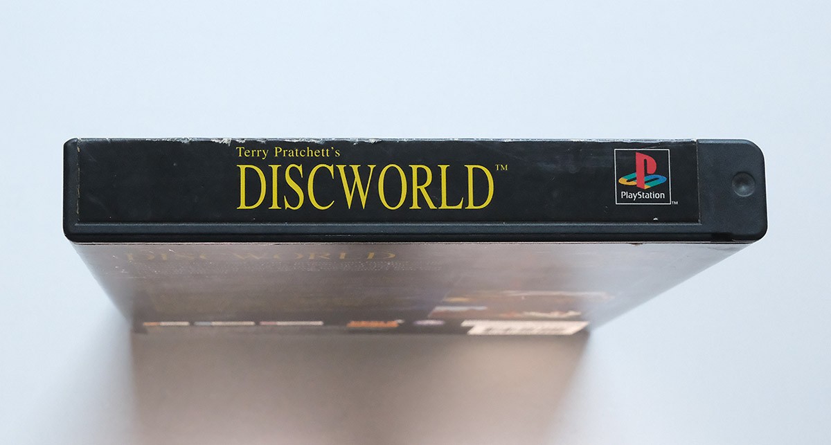 Discworld (Sony PlayStation 1, 1995) Long Box Case + Game Disc Only PS1