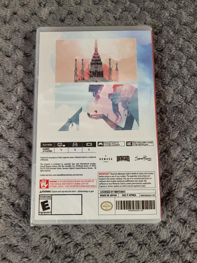 GRIS-NINTENDO SWITCH-BRAND NEW-ORIGINAL PACKAGING
