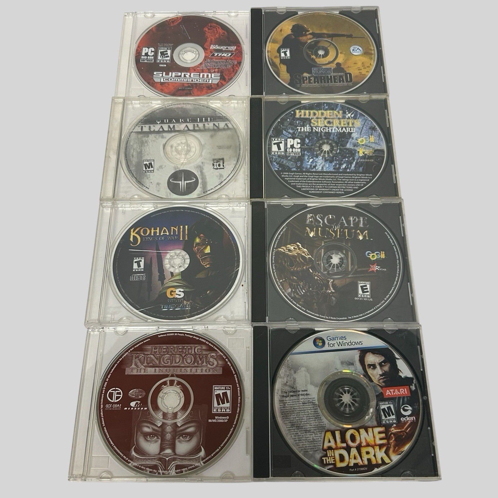 PC Game Lot 56 Disc 27 Various Games Discs Only Untested