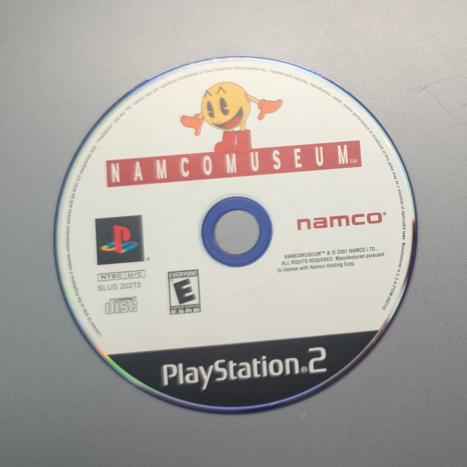 Namco Museum (Playstation 2) – no tracking