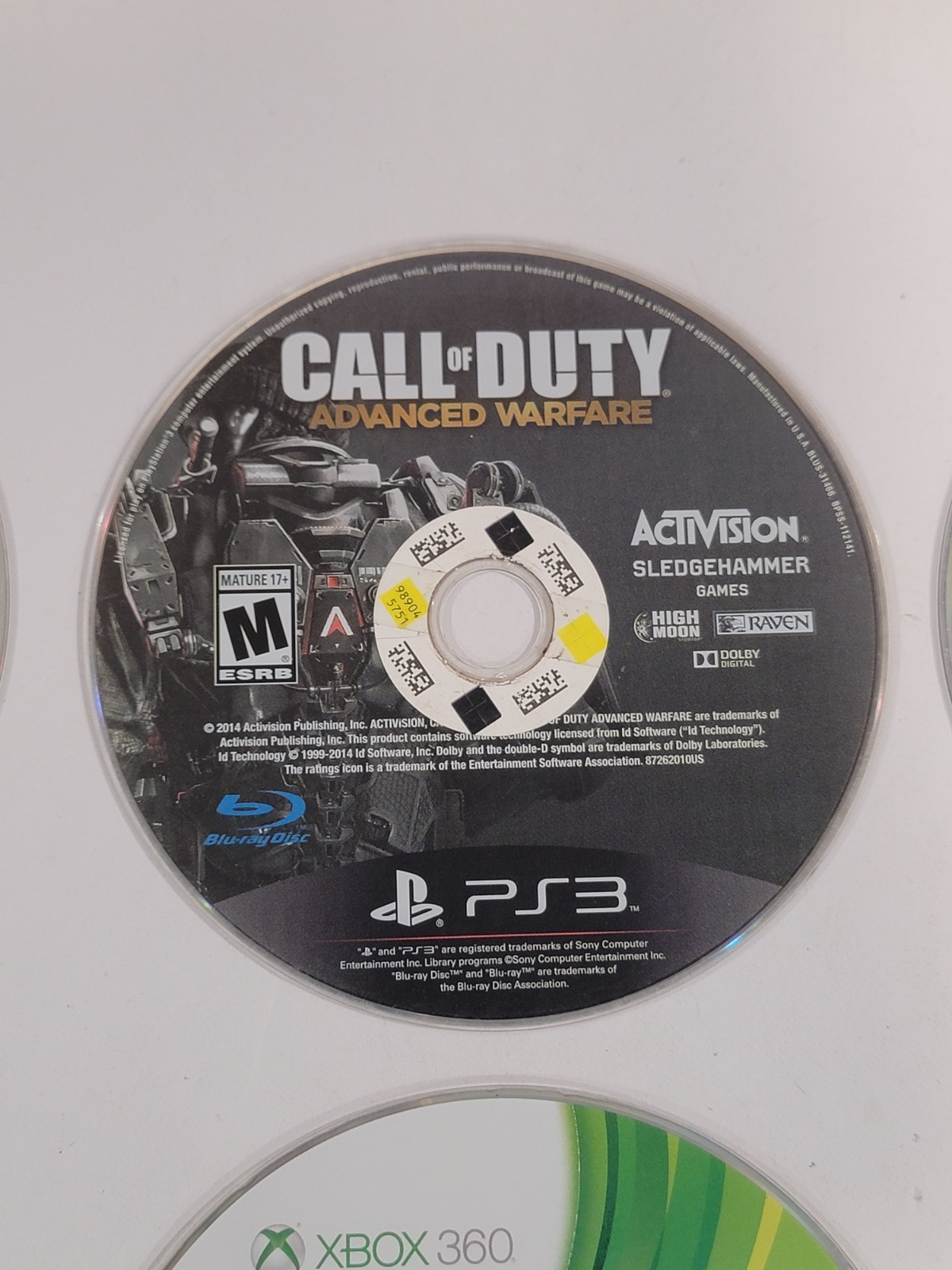 10 Loose Disc Video Game Lot – PS3, Xbox 360, Xbox One, & Wii – Smurfs, COD
