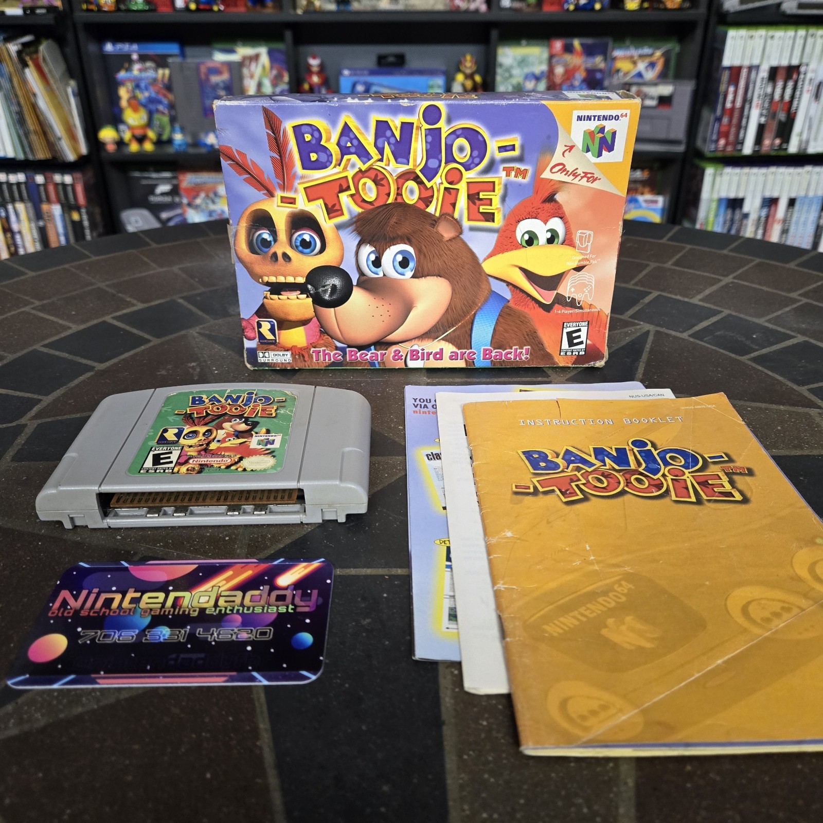 Banjo-Tooie (Nintendo 64, 2000) N64 CIB Complete Authentic Tested w/ Protector!