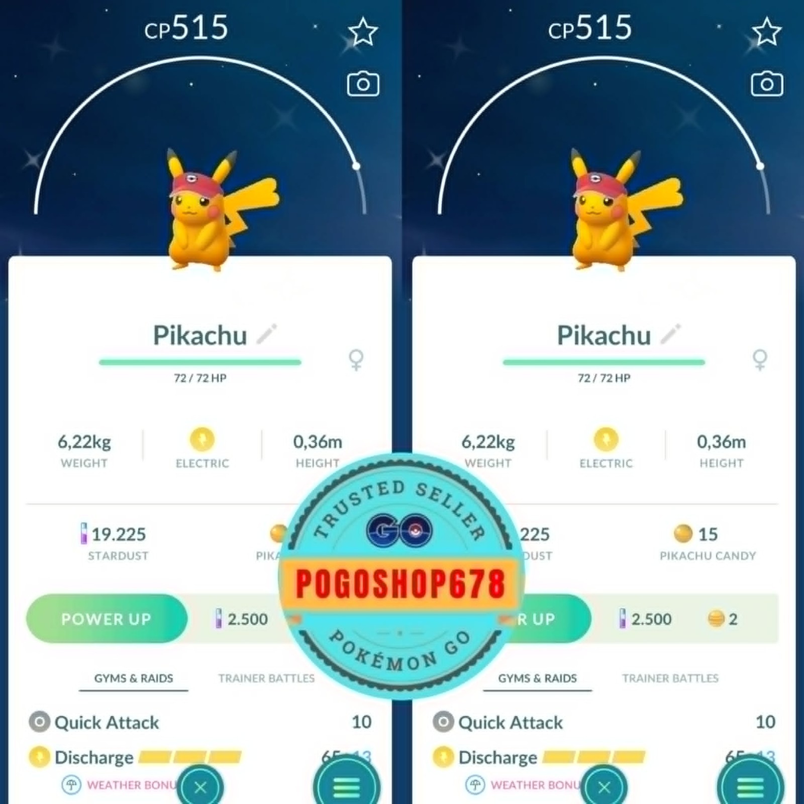 Pokémon PTC Go – Shiny Pikachu Nate’s Visor Go Tour 2026 ✨