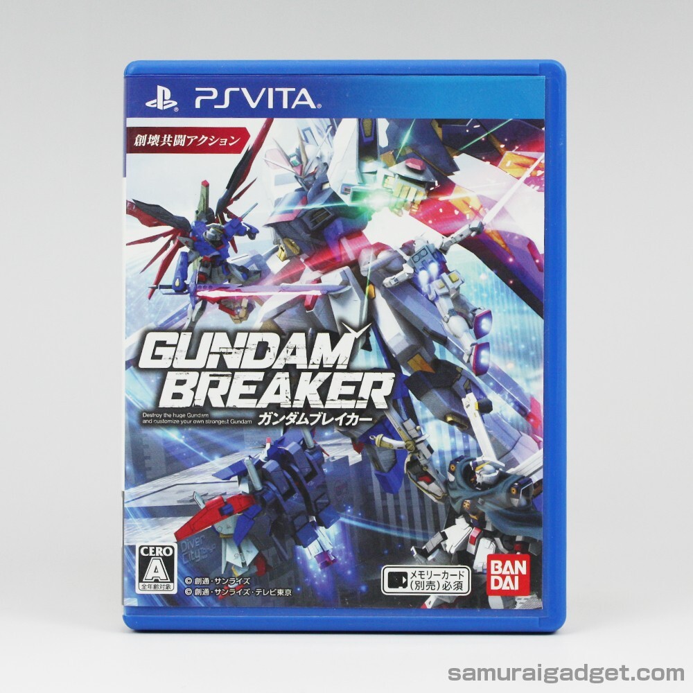 Gundam Breaker 1+2 & Mobile Suit Gundam Extreme VS-Force (3Games) PS VITA PSVITA