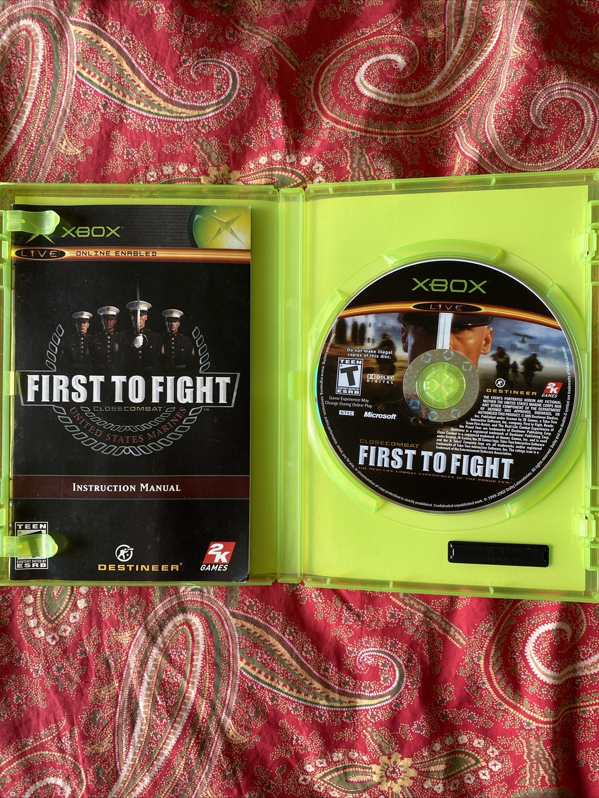 Close Combat: First to Fight (Microsoft Xbox, 2005)