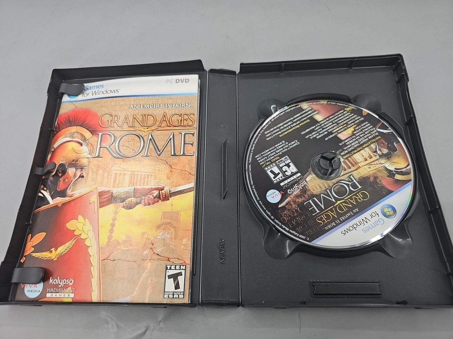 Grand Ages: Rome (PC Windows DVD-ROM) Disc and manual Only! See Description