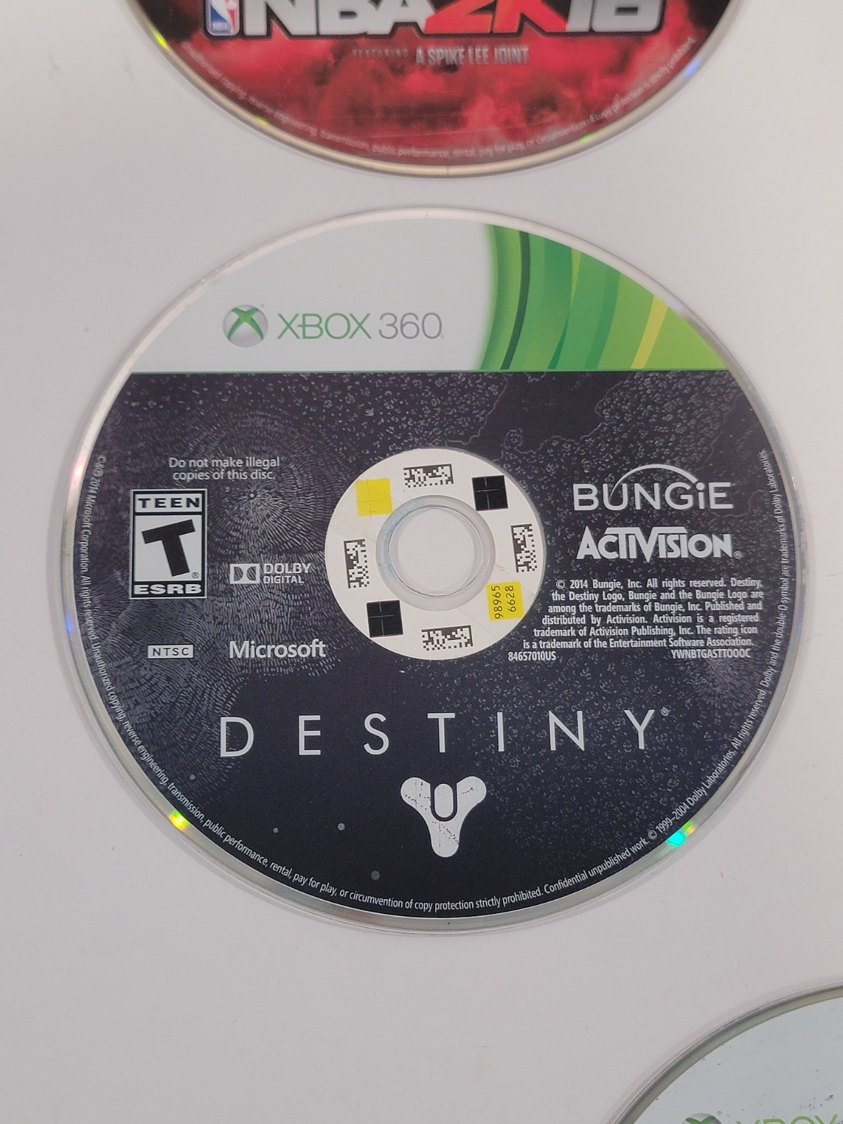 10 Loose Disc Video Game Lot – PS3, Xbox 360, Xbox One, & Wii – Smurfs, COD