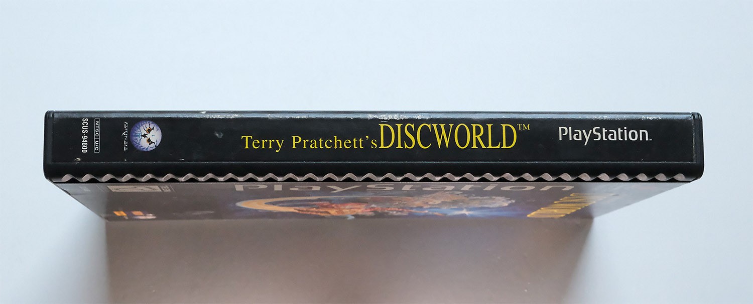 Discworld (Sony PlayStation 1, 1995) Long Box Case + Game Disc Only PS1