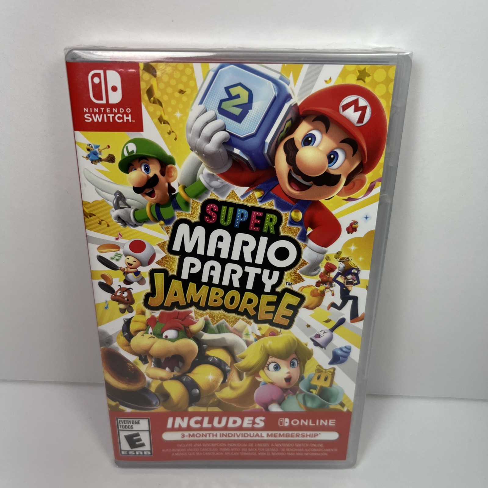 Super Mario Party Jamboree with 3 Months of Nintendo Switch Online New & Sealed!