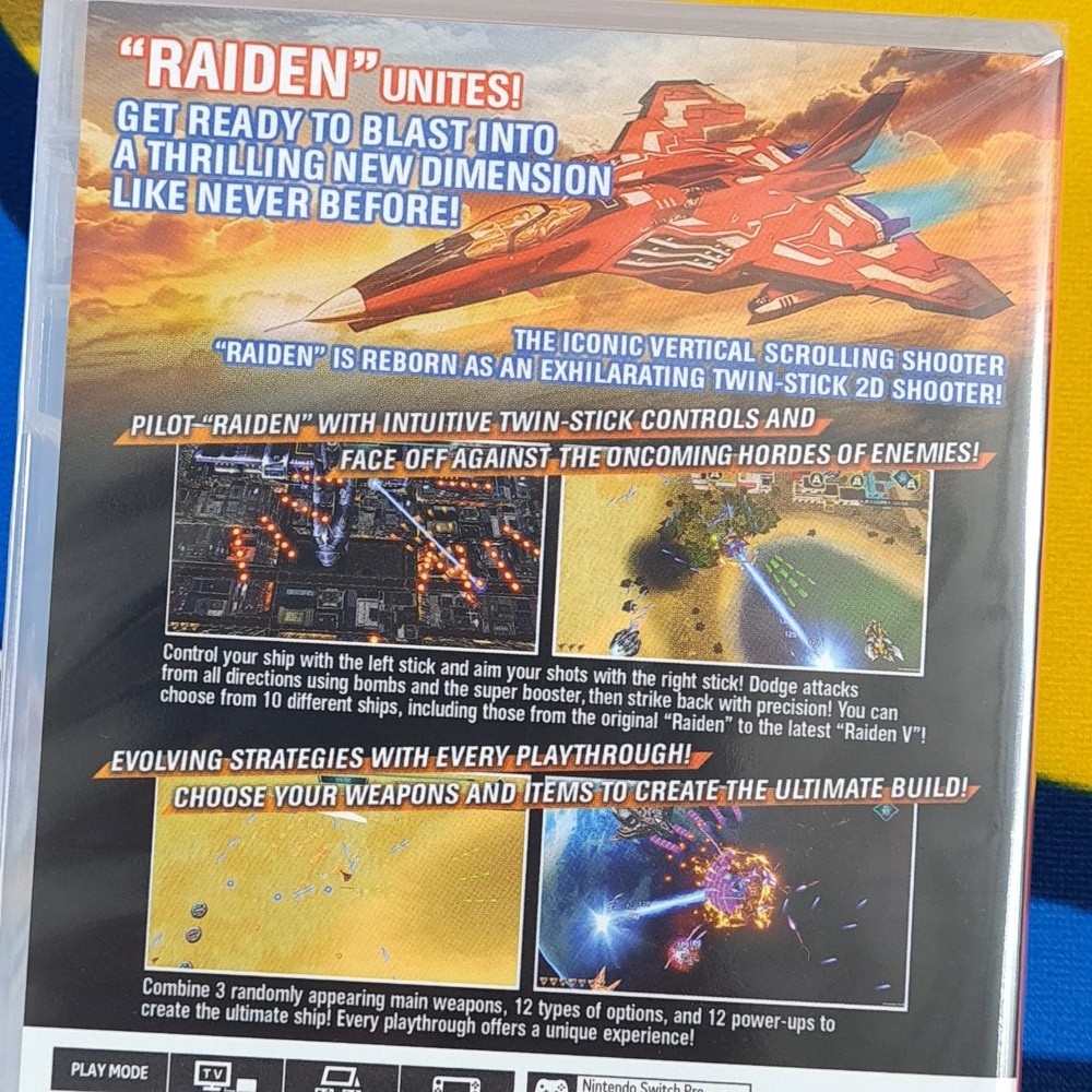 Raiden NOVA Nintendo Switch US Physical Game [Multi-Language/Action Shooting] NE
