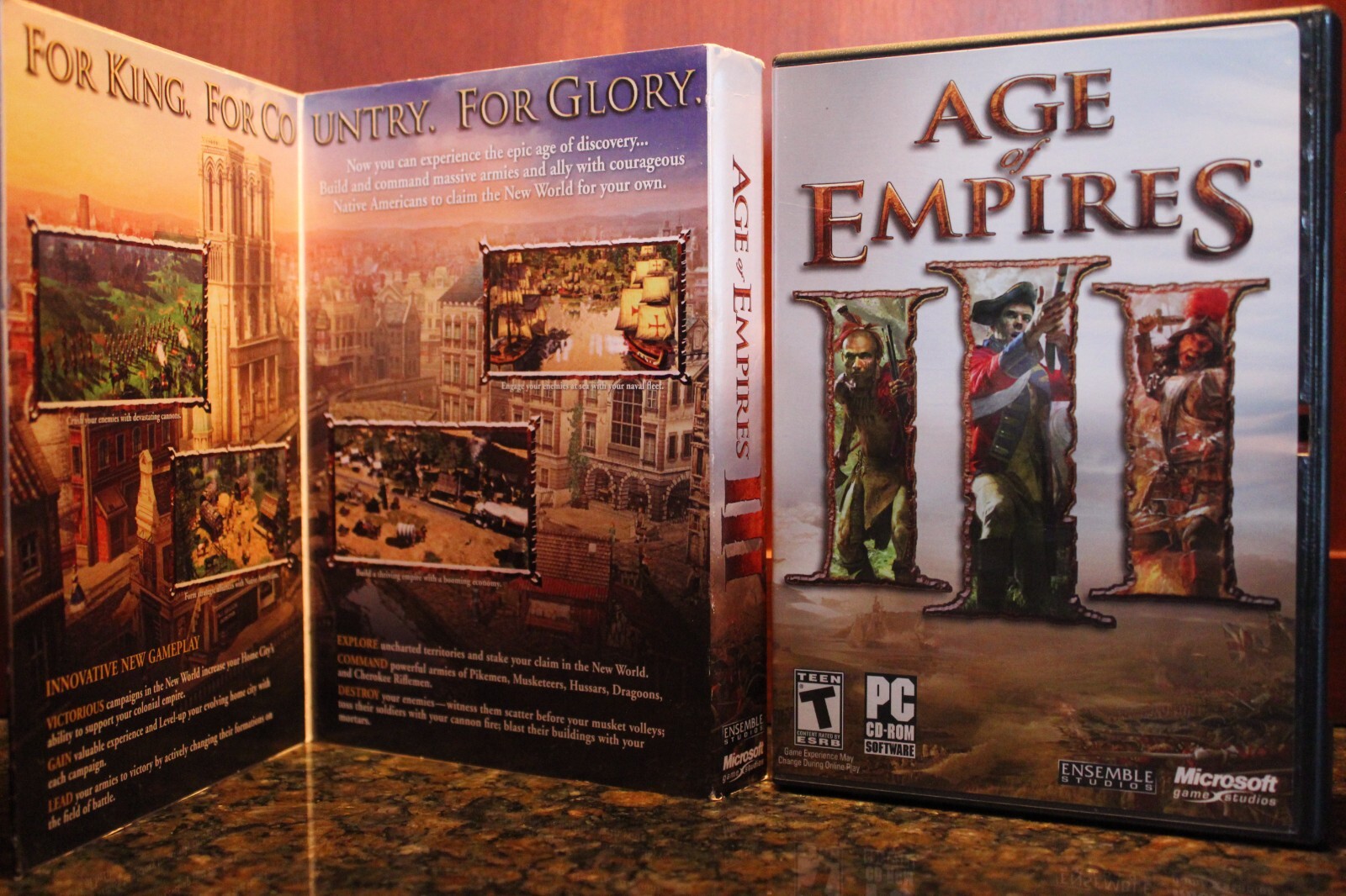 Age Of Empires III 3 Complete Collection PC DVD Complete w 3 Discs, Key & Manual
