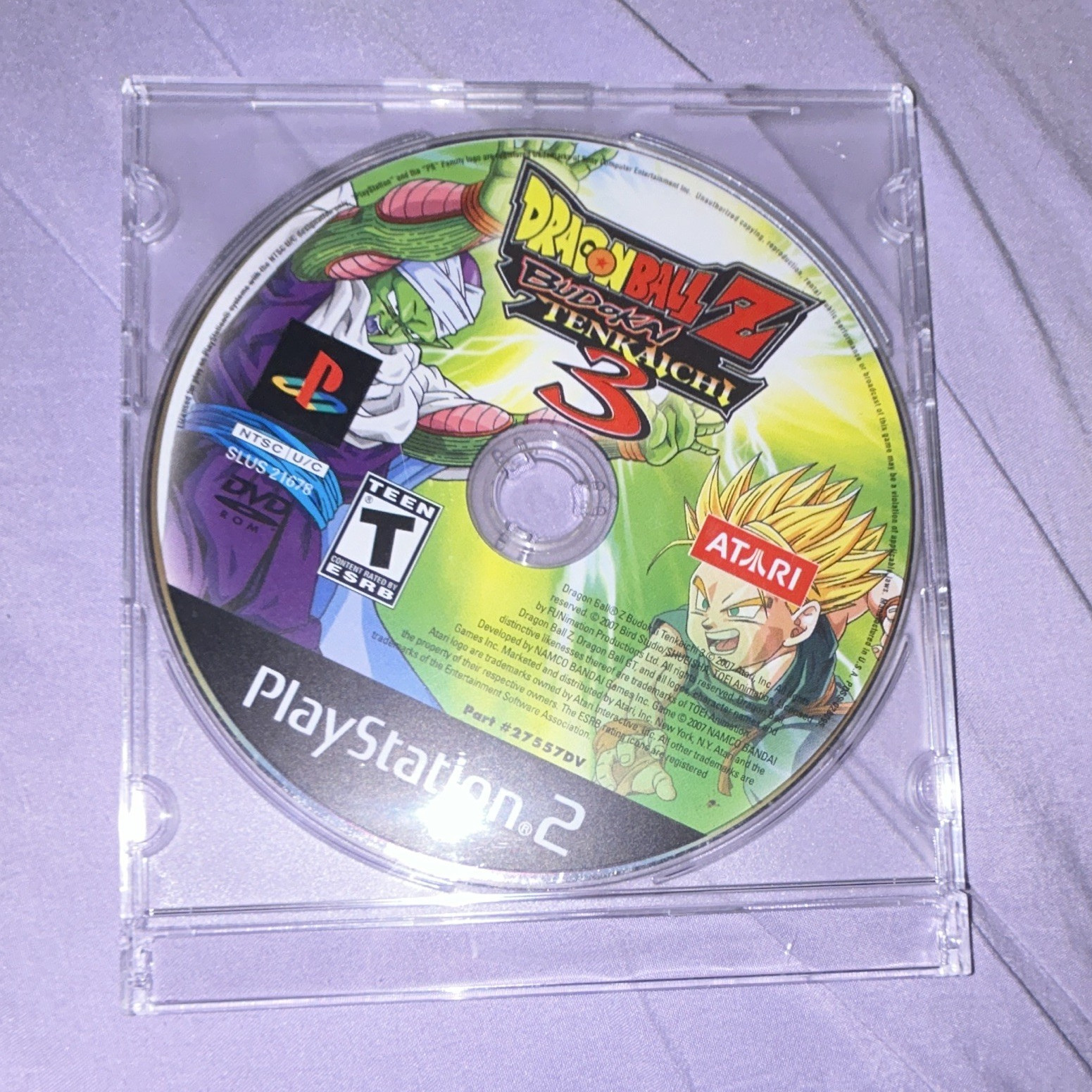Atari Dragon Ball Z Budokai Tenkaichi 3 PS2 T Teen NTSC-U/C US/CA Disc Only