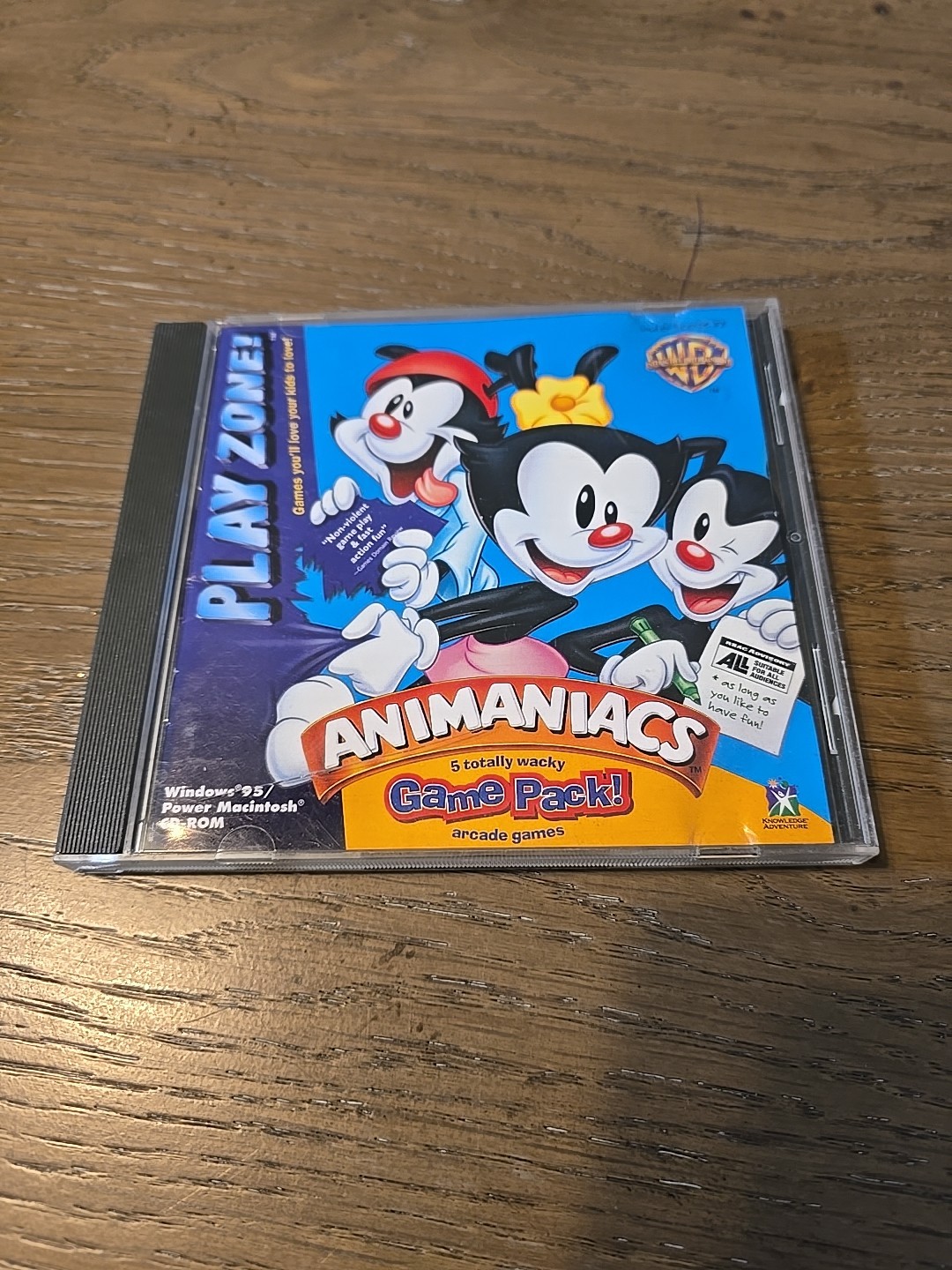 Animaniacs Game Pack PC CD ROM Windows 95 Power Mac 1998 Vintage Game – Free S&H