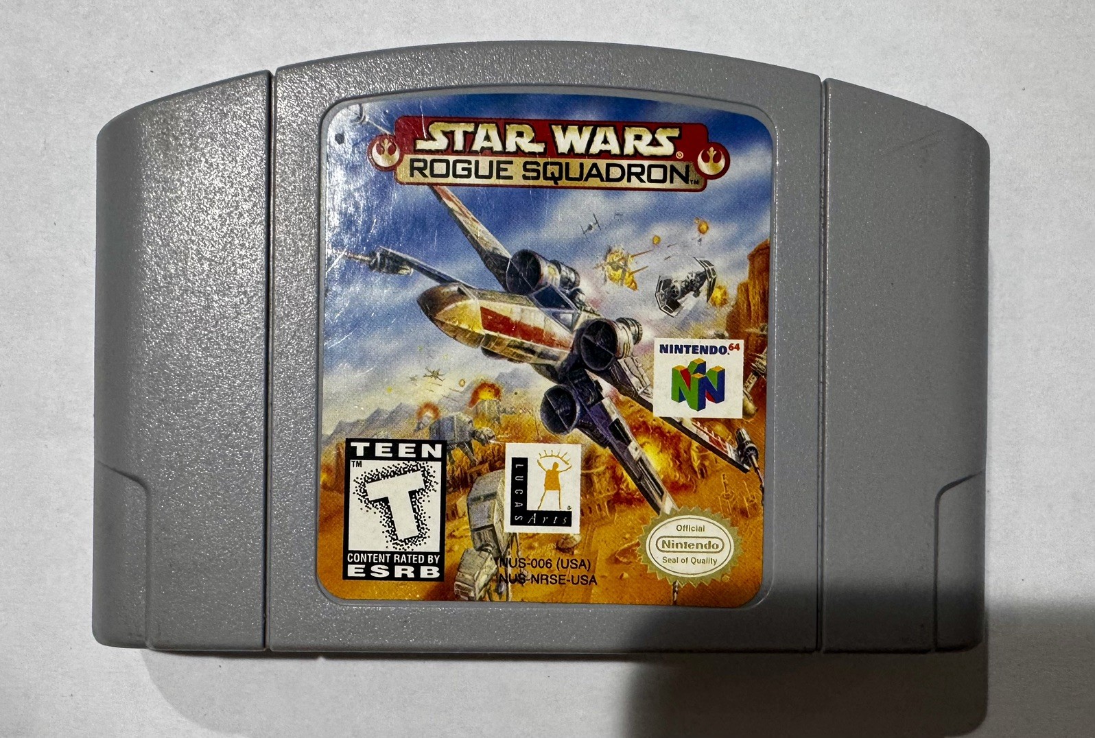 Star Wars Rouge Squadron For Nintendo 64 Cartridge 1998