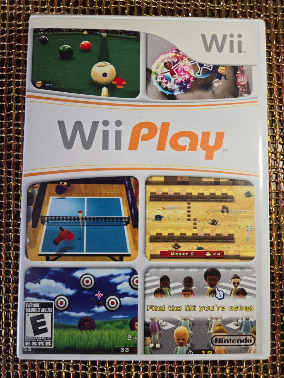 Wii Play (Nintendo Wii Video Game, 2007) Complete With Manual