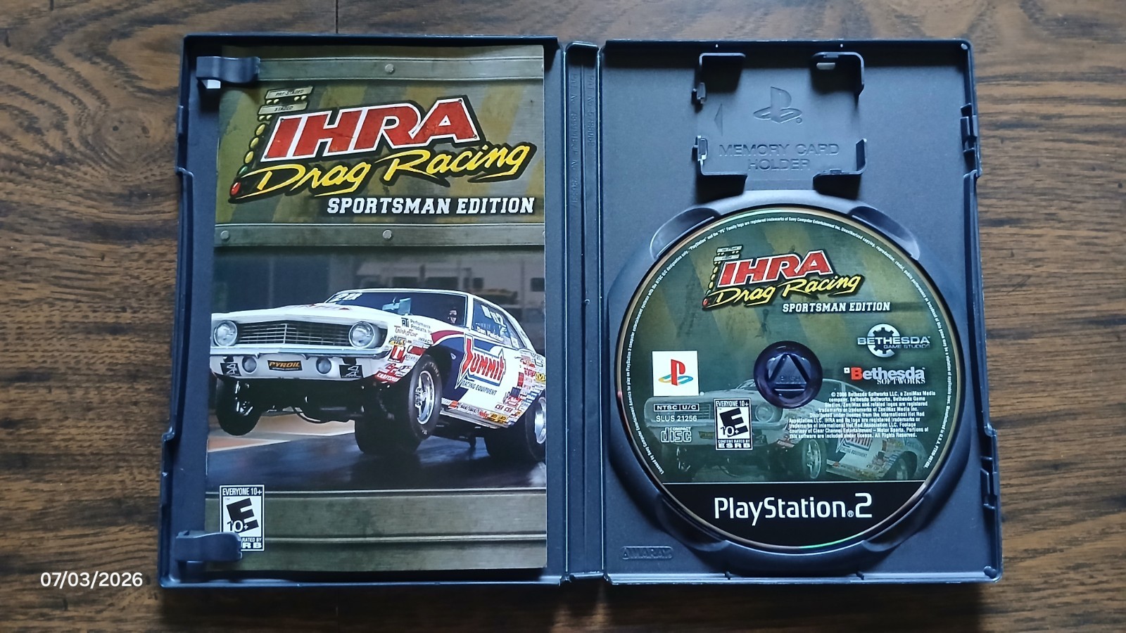 Lot Of 2 IHRA & 1 NHRA Drag Racing Games PS2 CIB 2 W/Reg In Excellent Condition
