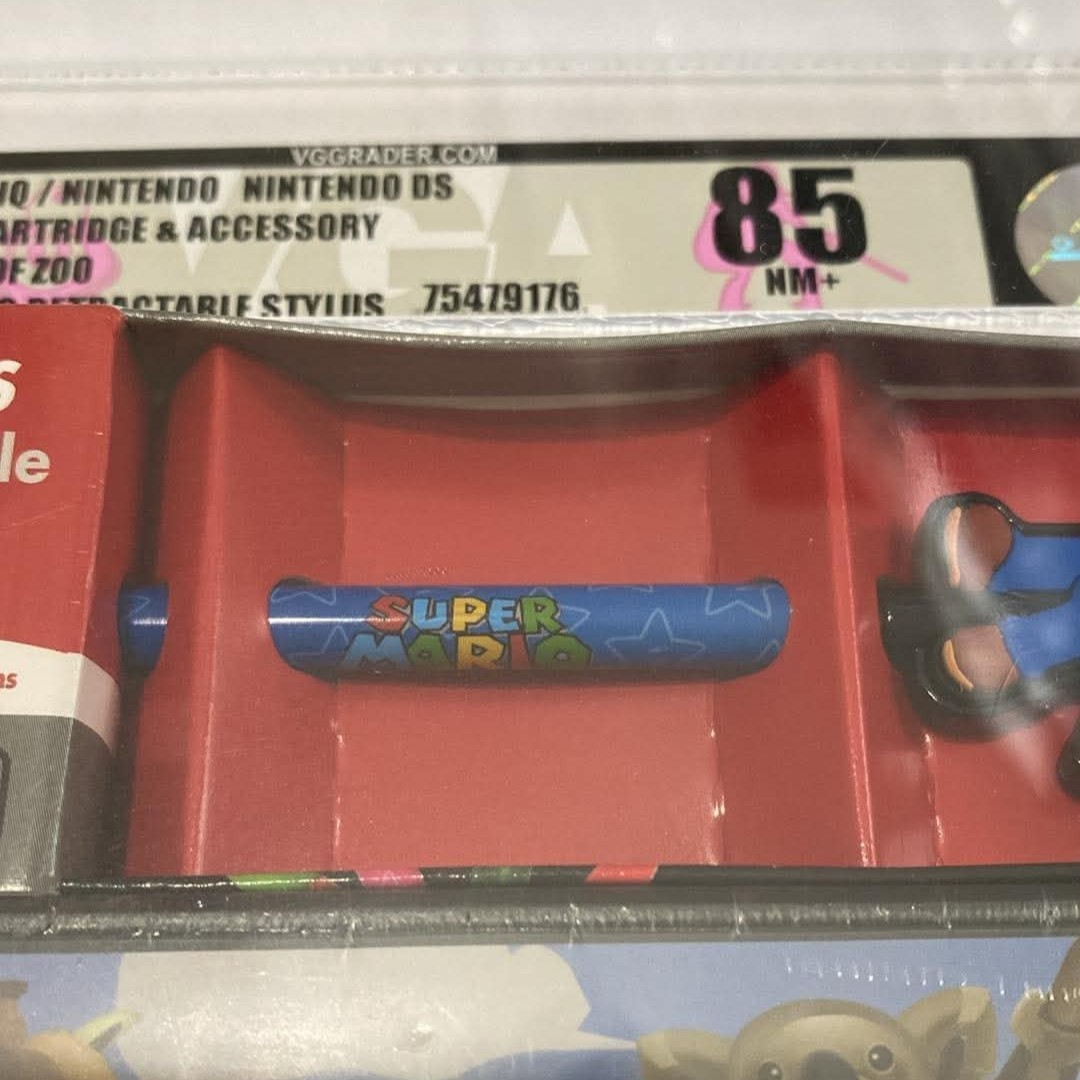 SEALED MARIO Stylus with World of Zoo NEW DS USA copy FREE shipping avail.