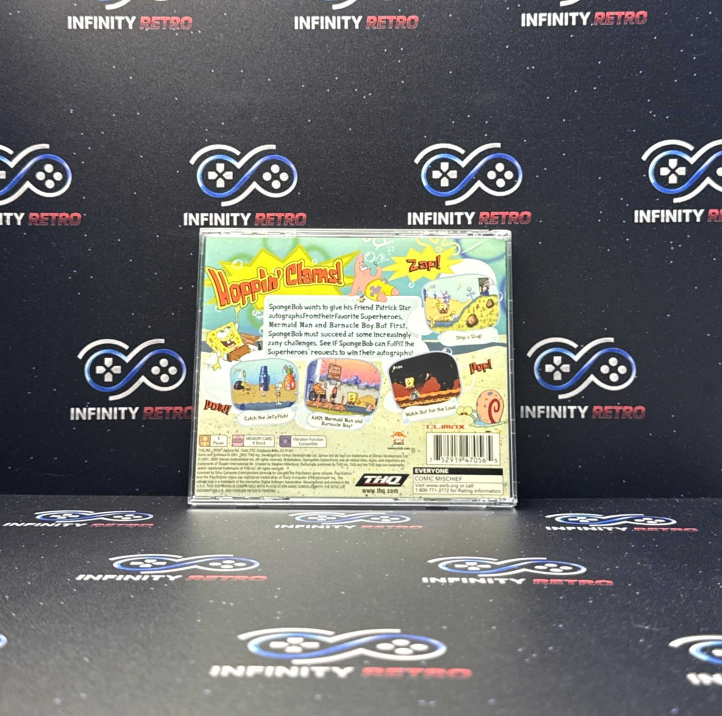 SpongeBob SquarePants: SuperSponge Sony Playstation PS1 CIB Refurbished & Tested