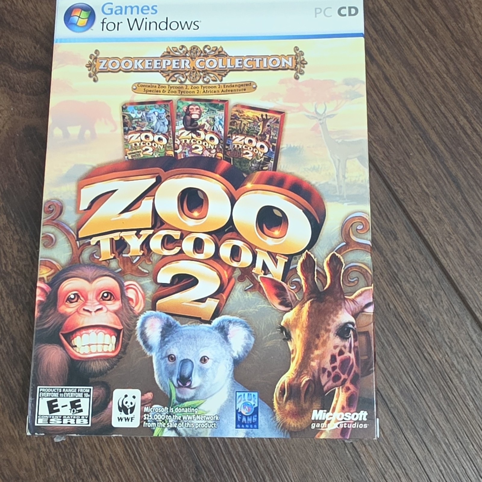 Microsoft Zoo Tycoon 2: Zookeeper Collection PC brand new