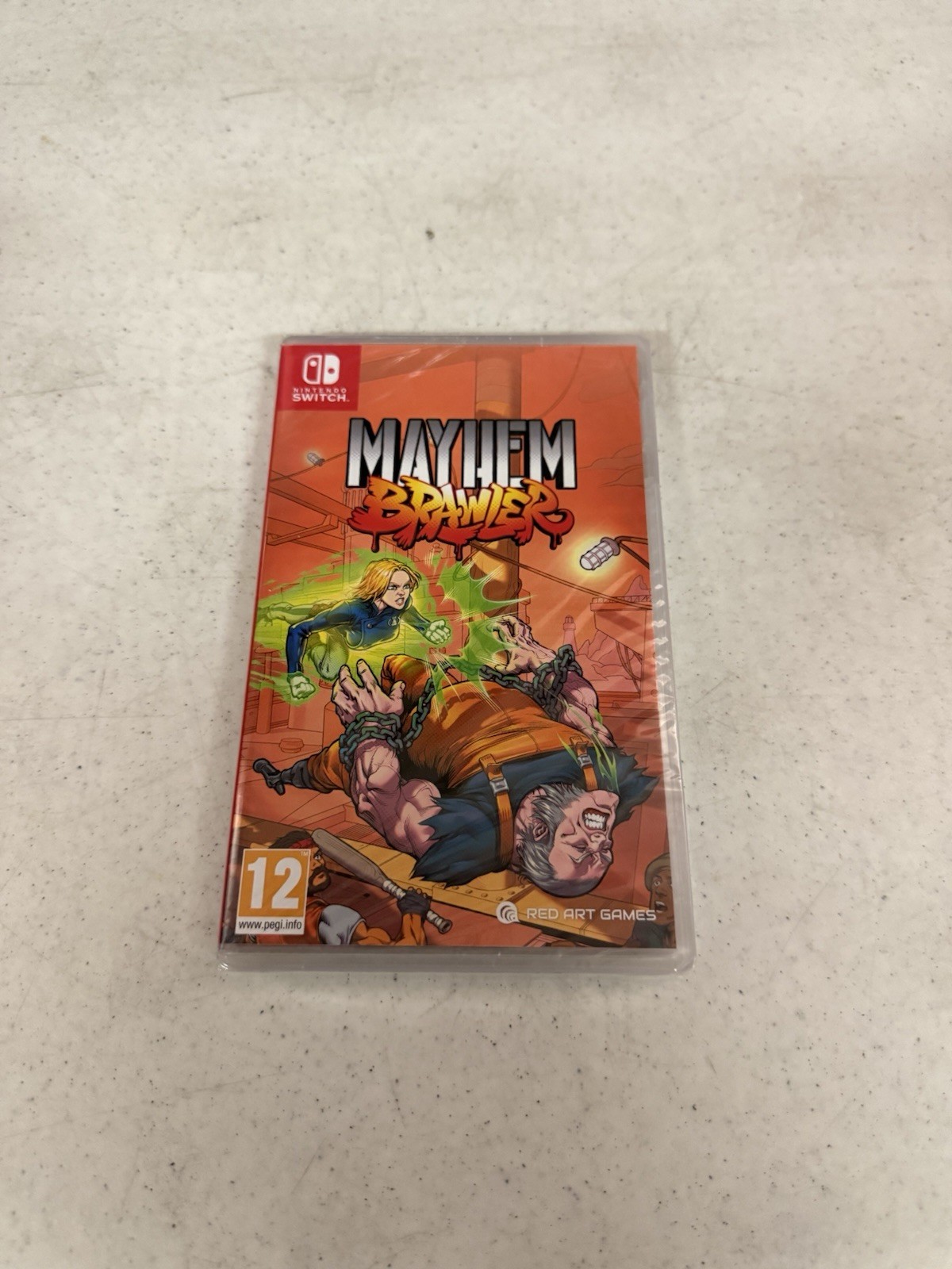 MAYHEM BRAWLER (RED ART GAMES ONLY 2900 MADE) OOP New Nintendo Switch