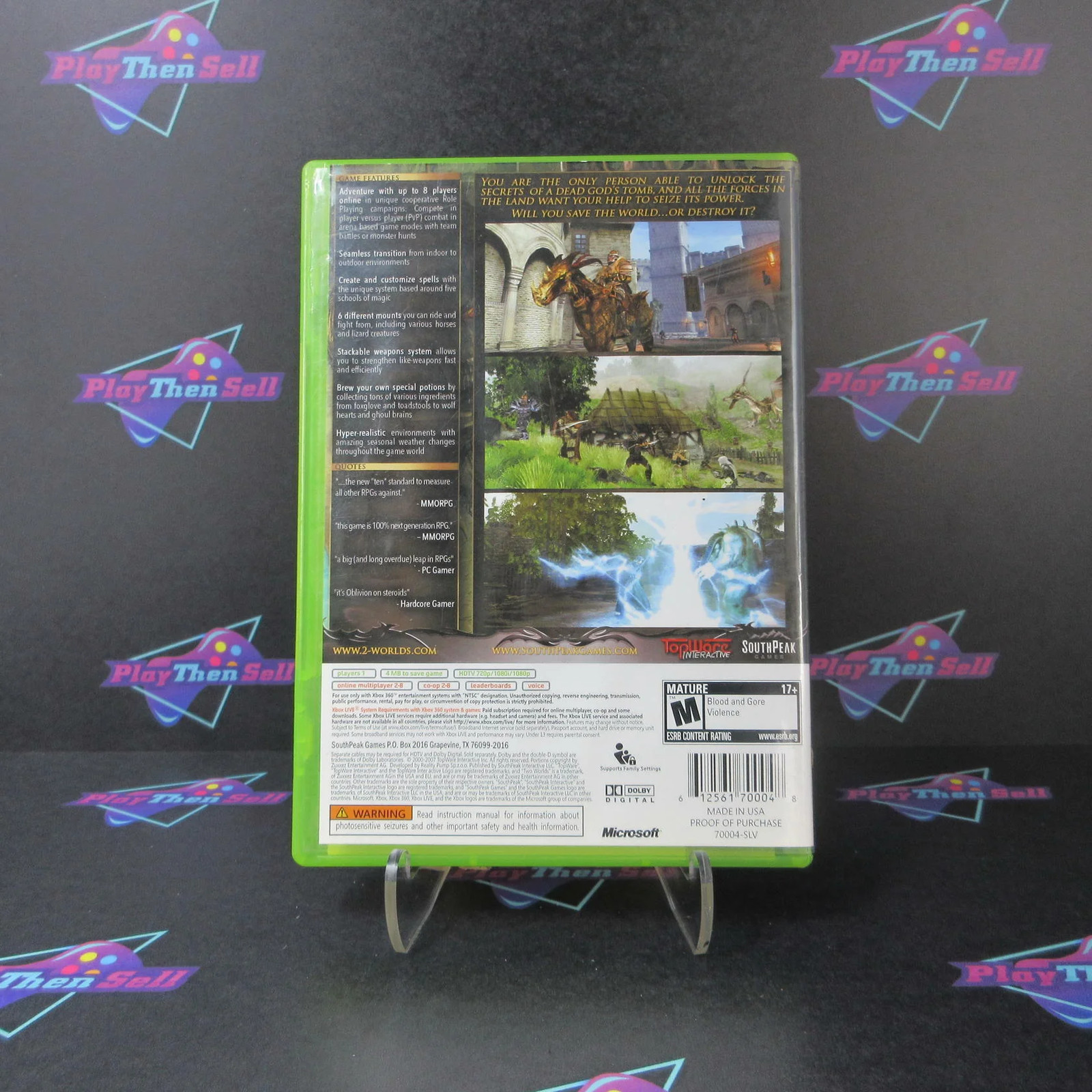 Two Worlds Xbox 360 Complete – Excellent – 1 Year Warranty