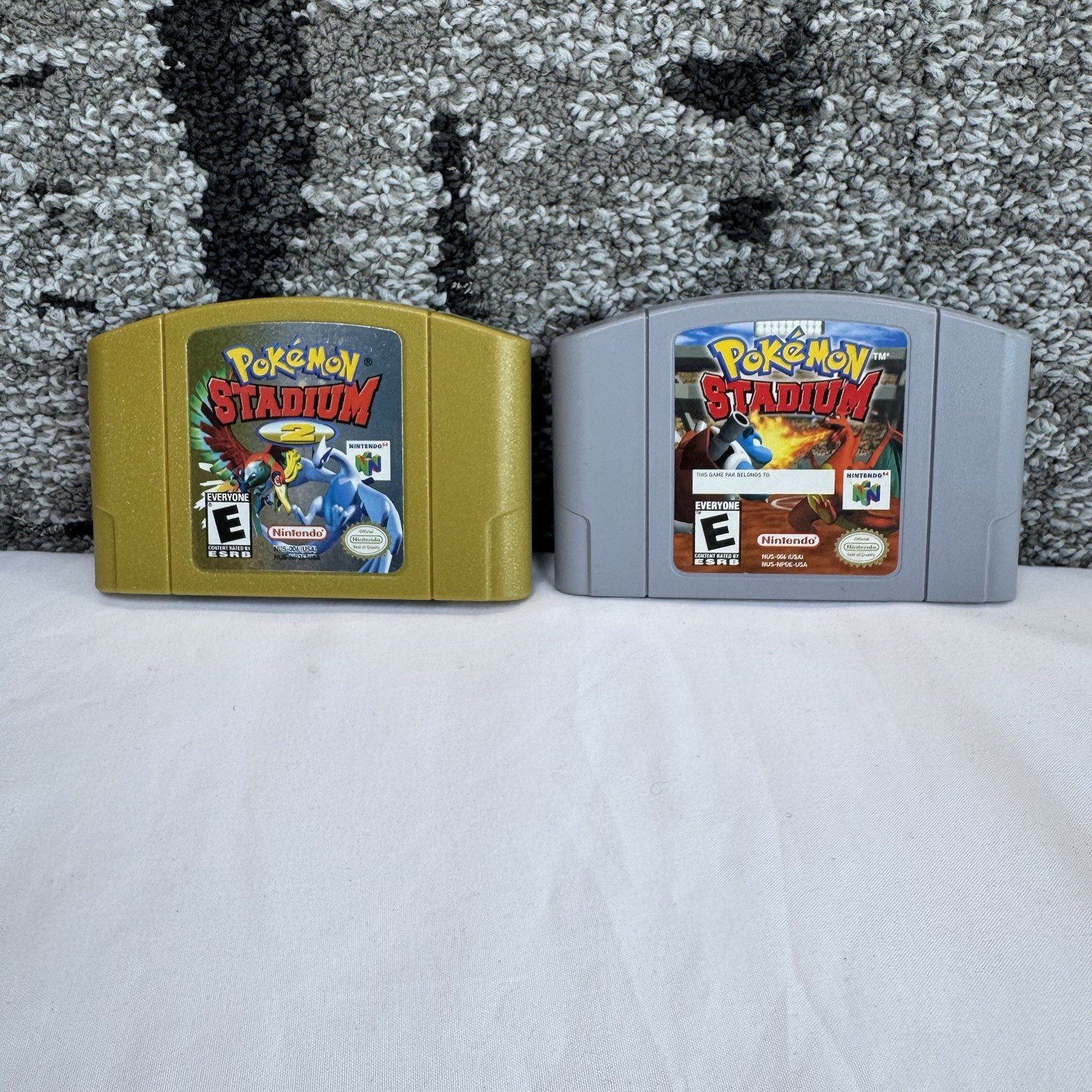 Pokémon Stadium 2 and Pokémon (N64) Stadium Bundle | Authentic | Cartridges Only