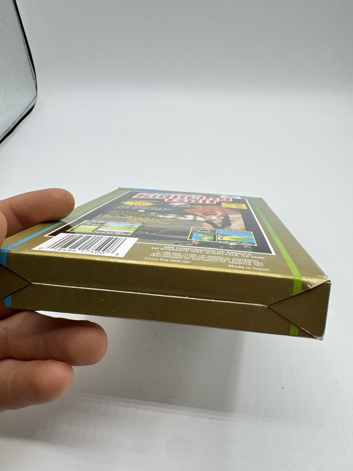 Lee Trevinos Fighting Golf NES Nintendo Game With Original Box No Manul