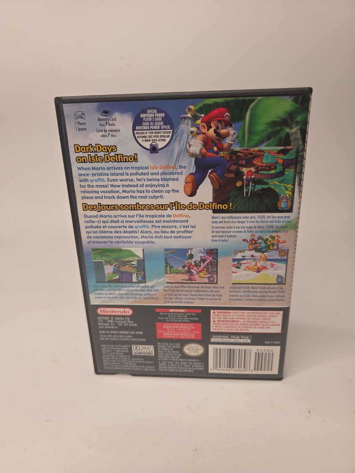 Super Mario Sunshine (Gamecube, 2002) CIB