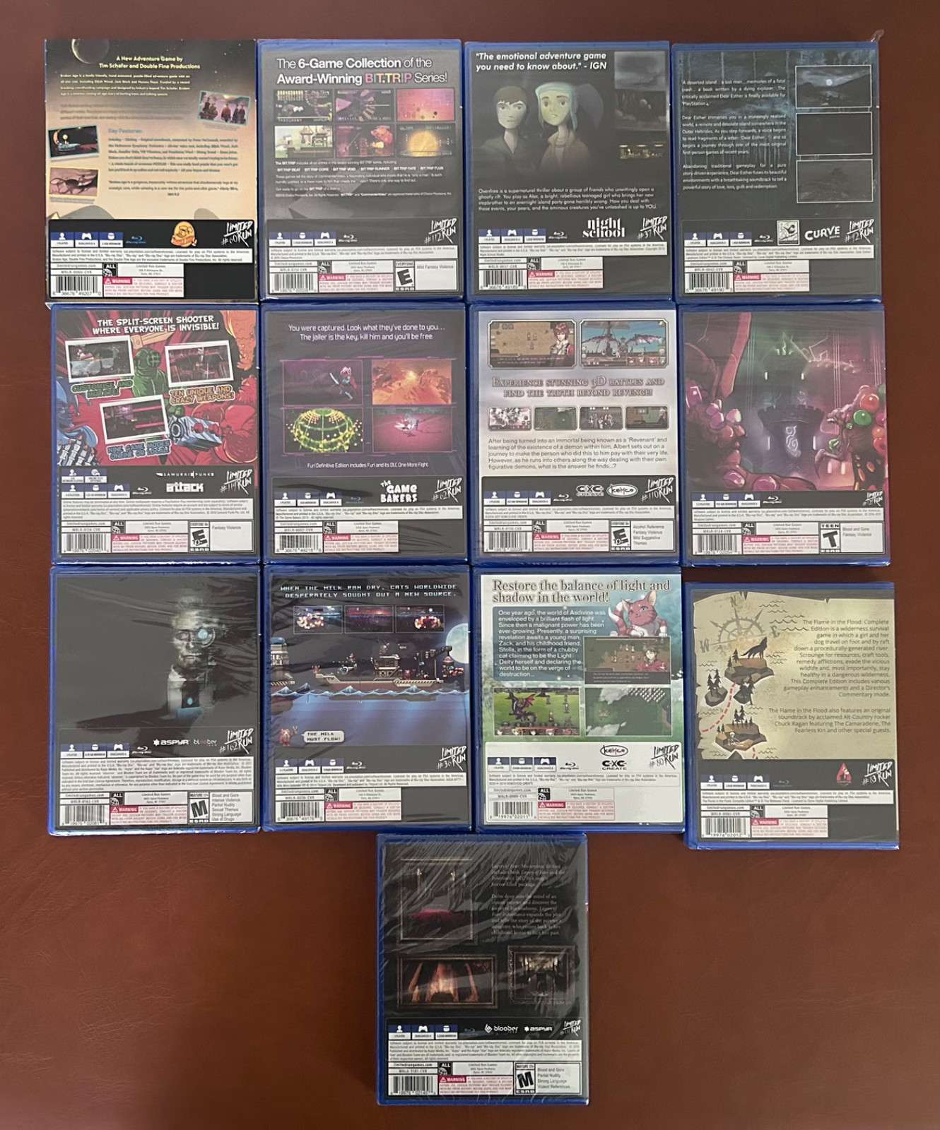 Limited Run PS4 Games New Factory Sealed Playstation 4