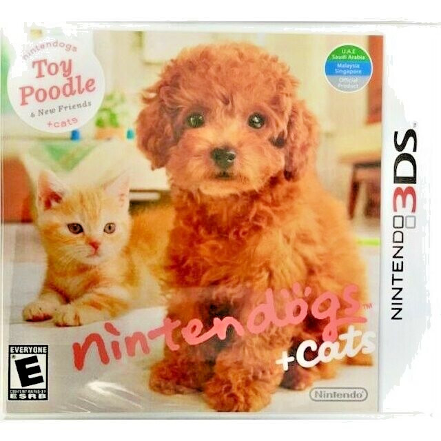 Nintendogs + Cats: Toy Poodle & New Friends 3DS Brand New Game (Simulation)