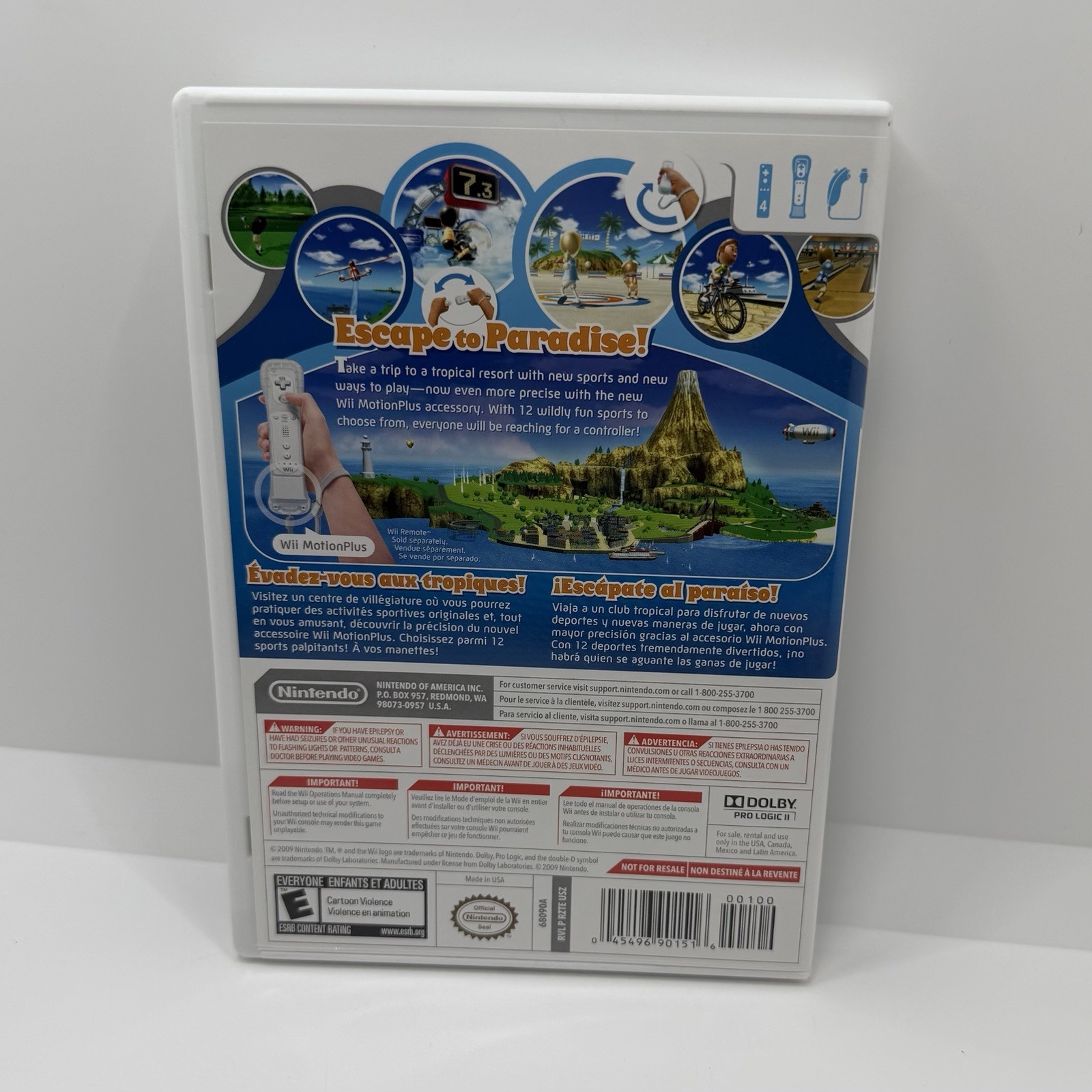 Wii Sports Resort (Nintendo Wii, 2009) COMPLETE! FAST SHIPPING!!!