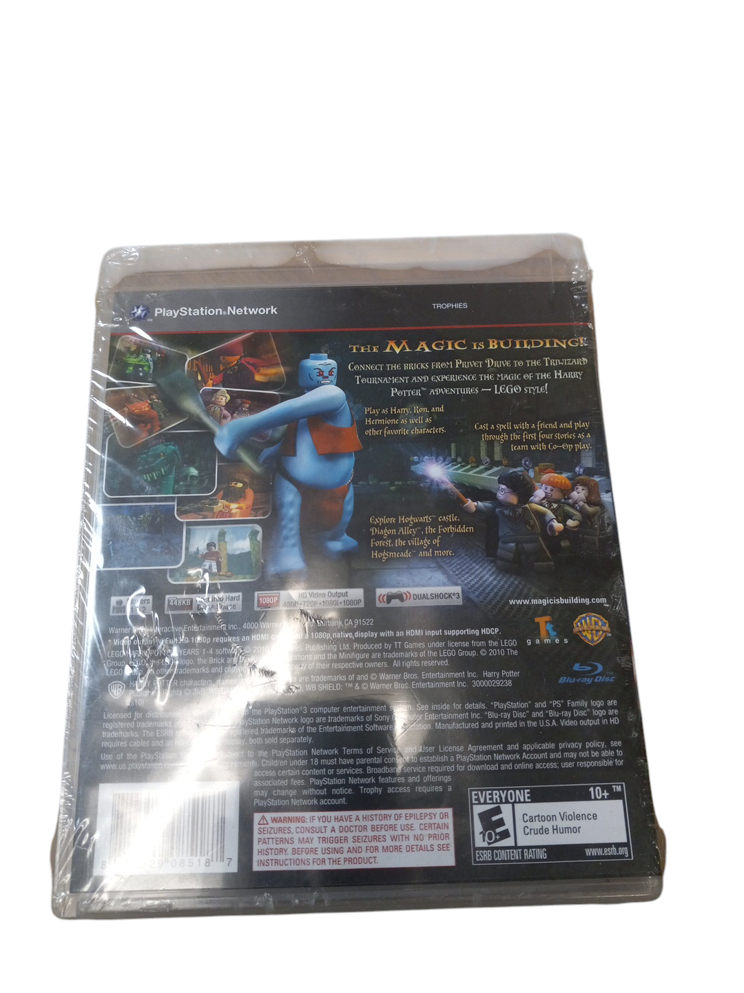 LEGO Harry Potter: Years 1-4 (Sony PlayStation 3, 2010) Sealed