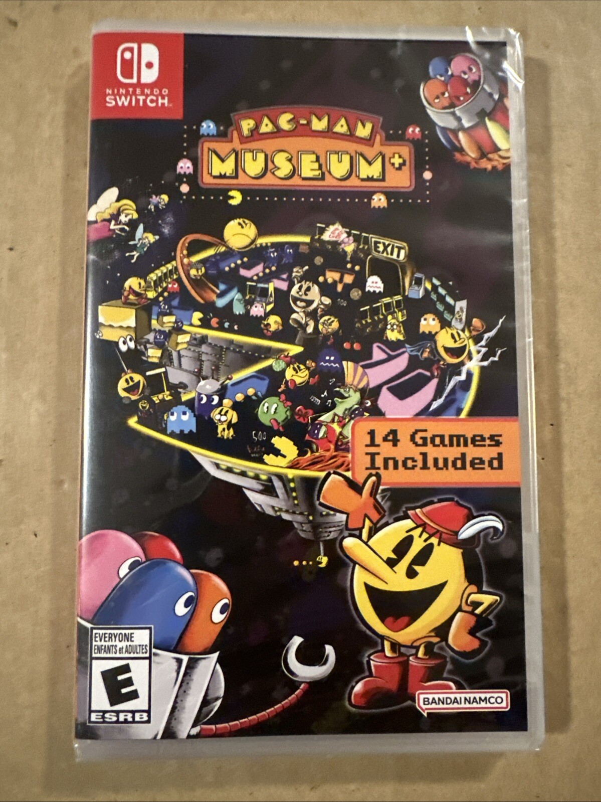 PAC-MAN MUSEUM+ for Nintendo Switch Brand New Factory Sealed Video Game