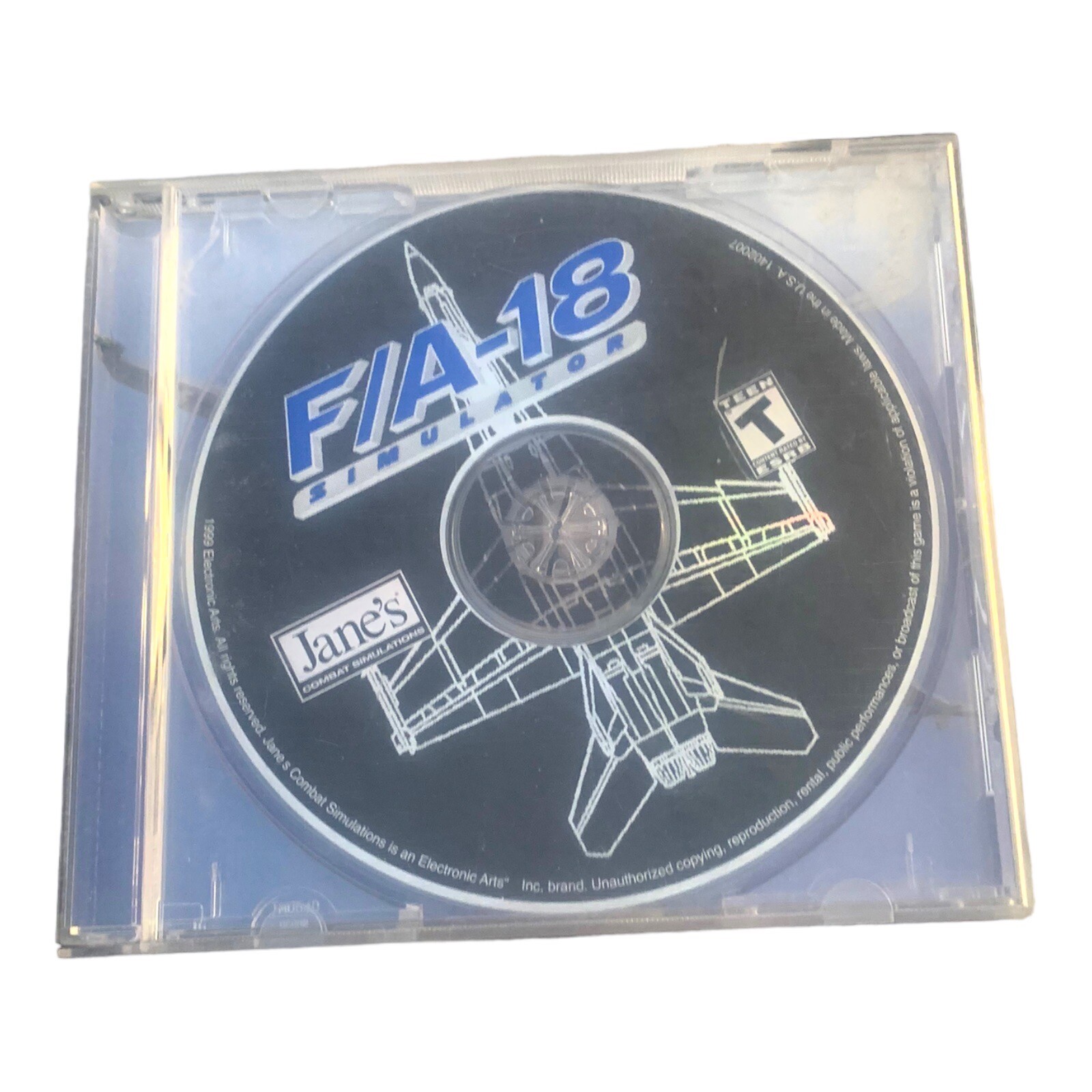 Jane’s F/A-18 Simulation Fighter Jet fa18 f18 Usaf Us Air Force EA PC Game 1999