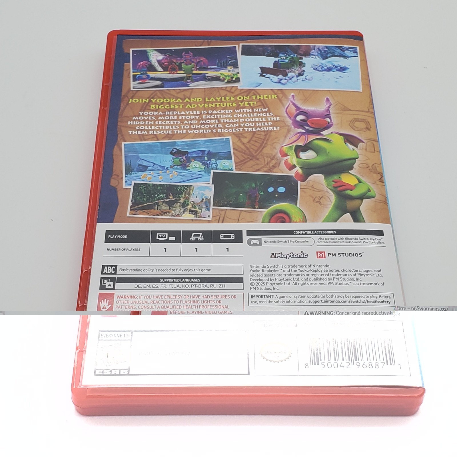 Yooka-Re-Playlee Nintendo Switch 2 game – Used LN