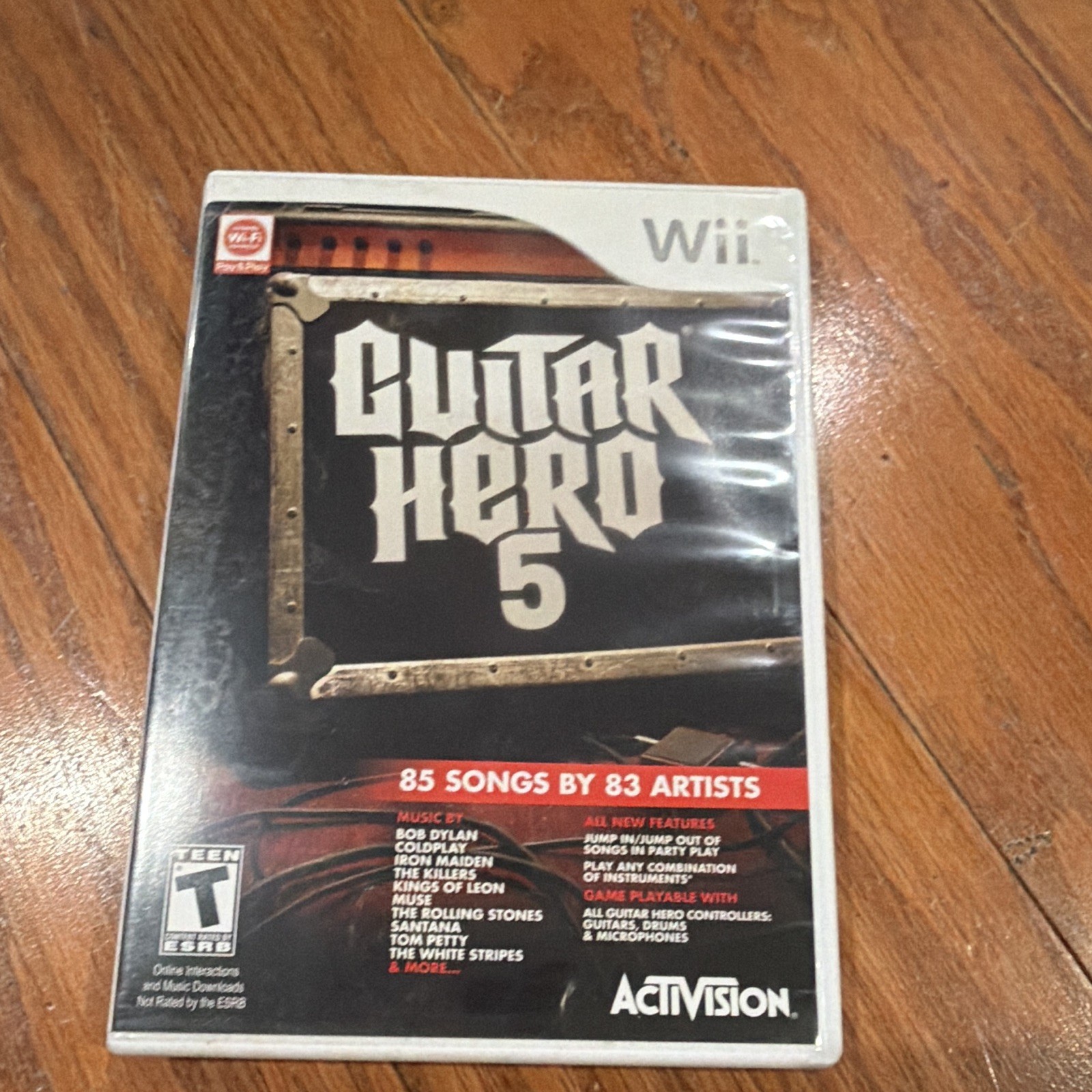 Activision Guitar Hero 5 (Nintendo Wii) w/ Manual T Rated NTSC-U/C 2009
