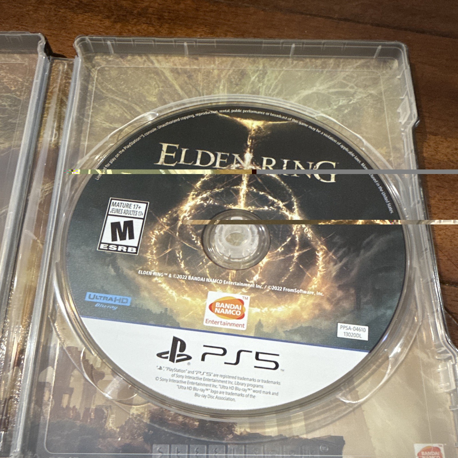 Bandai Namco Elden Ring SteelBook Edition (Sony PlayStation 5) with Game