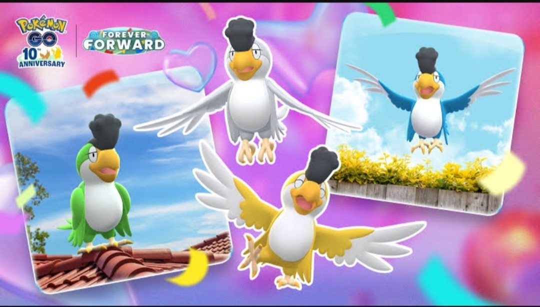 Squawkabilly(Green/Blue/Yellow/White) 👉 Instant Trading 👉 Pokémon Go