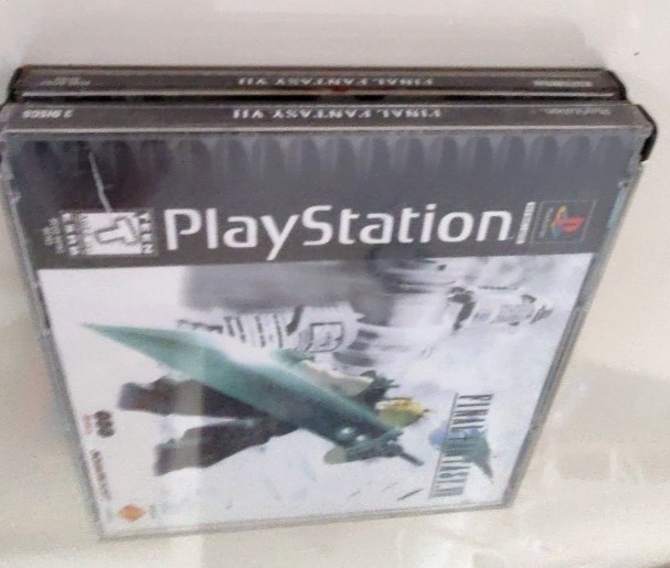 PlayStation 1 Black Label Final Fantasy VII Greatest Hits 3 Dicks & Manual See d