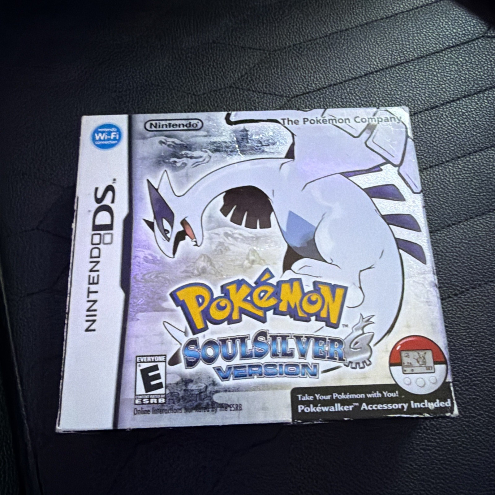 Pokemon SoulSilver (Nintendo DS) CIB Big Box & Pokewalker Authentic