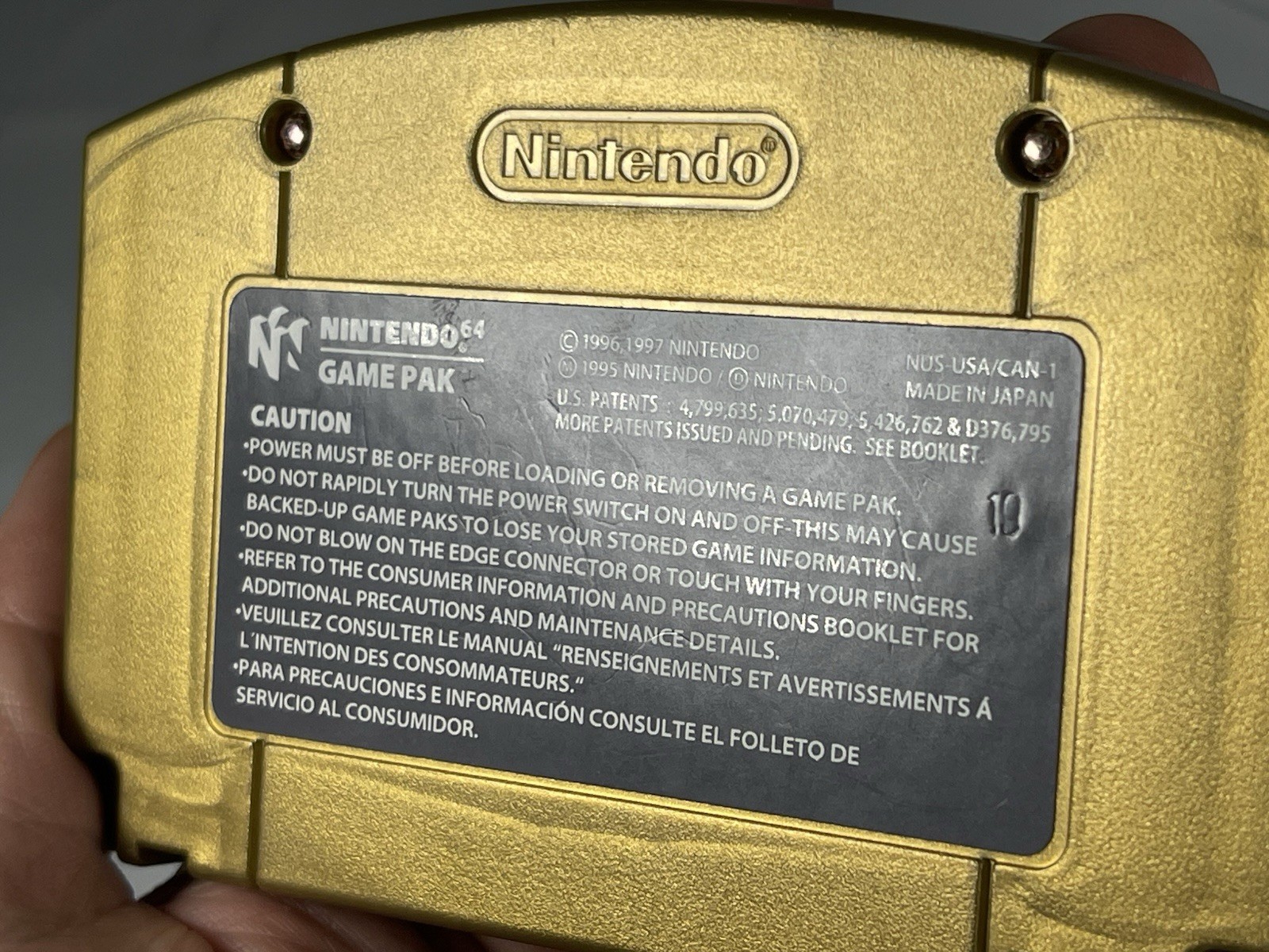 Zelda Majora’s Mask Non Holo N64 (Nintendo 64, 2000) Authentic