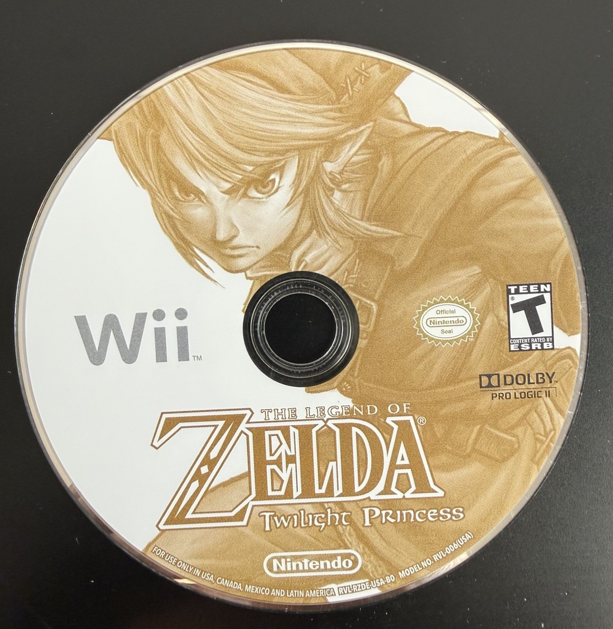 The Legend of Zelda: Twilight Princess (Nintendo Wii, 2019) Game Only Rated Teen