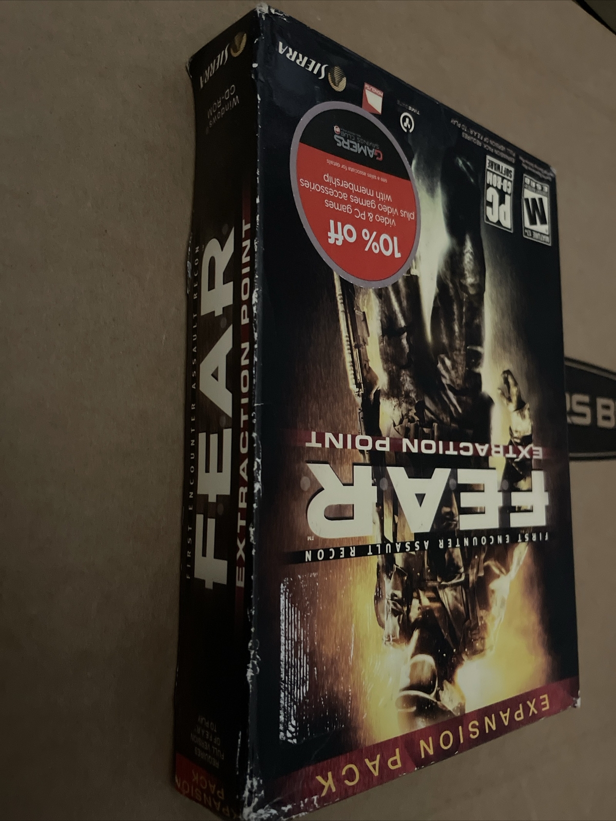 F.E.A.R. Extraction Point Expansion Pack for PC CD-ROM(Brand New/Factory Sealed)