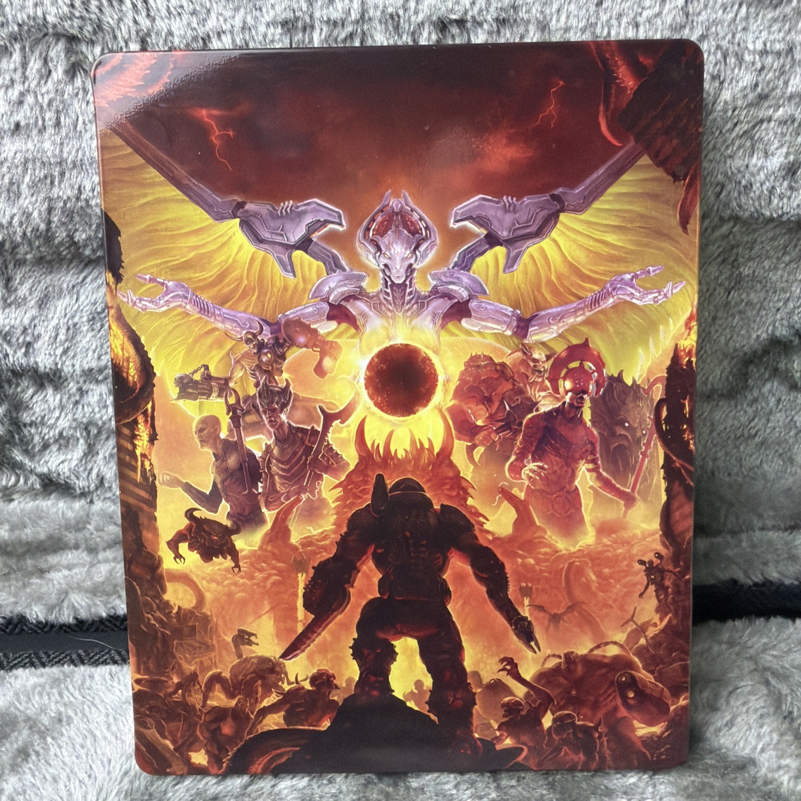 Xbox One PS4 – Doom Eternal Exclusive Collectors Steelbook NO GAME Best Buy