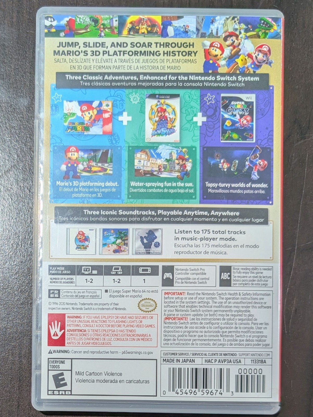 Super Mario 3D All-Stars (Nintendo Switch) – Rare Discontinued US Version – CIB