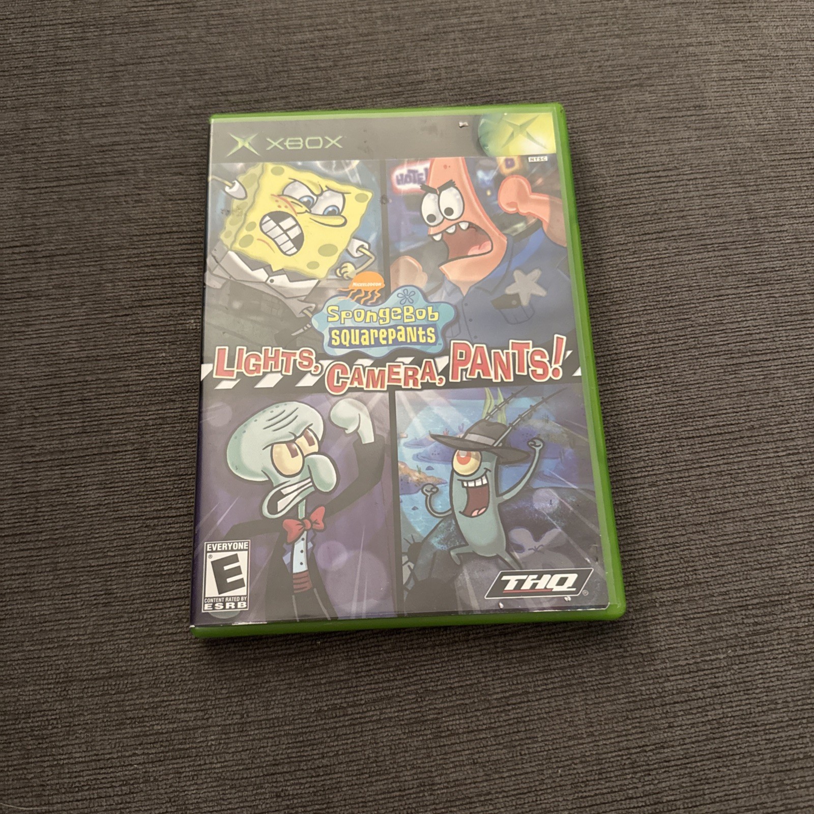 SpongeBob SquarePants: Lights, Camera, Pants (Xbox, 2005) CIB Complete w/ Manual