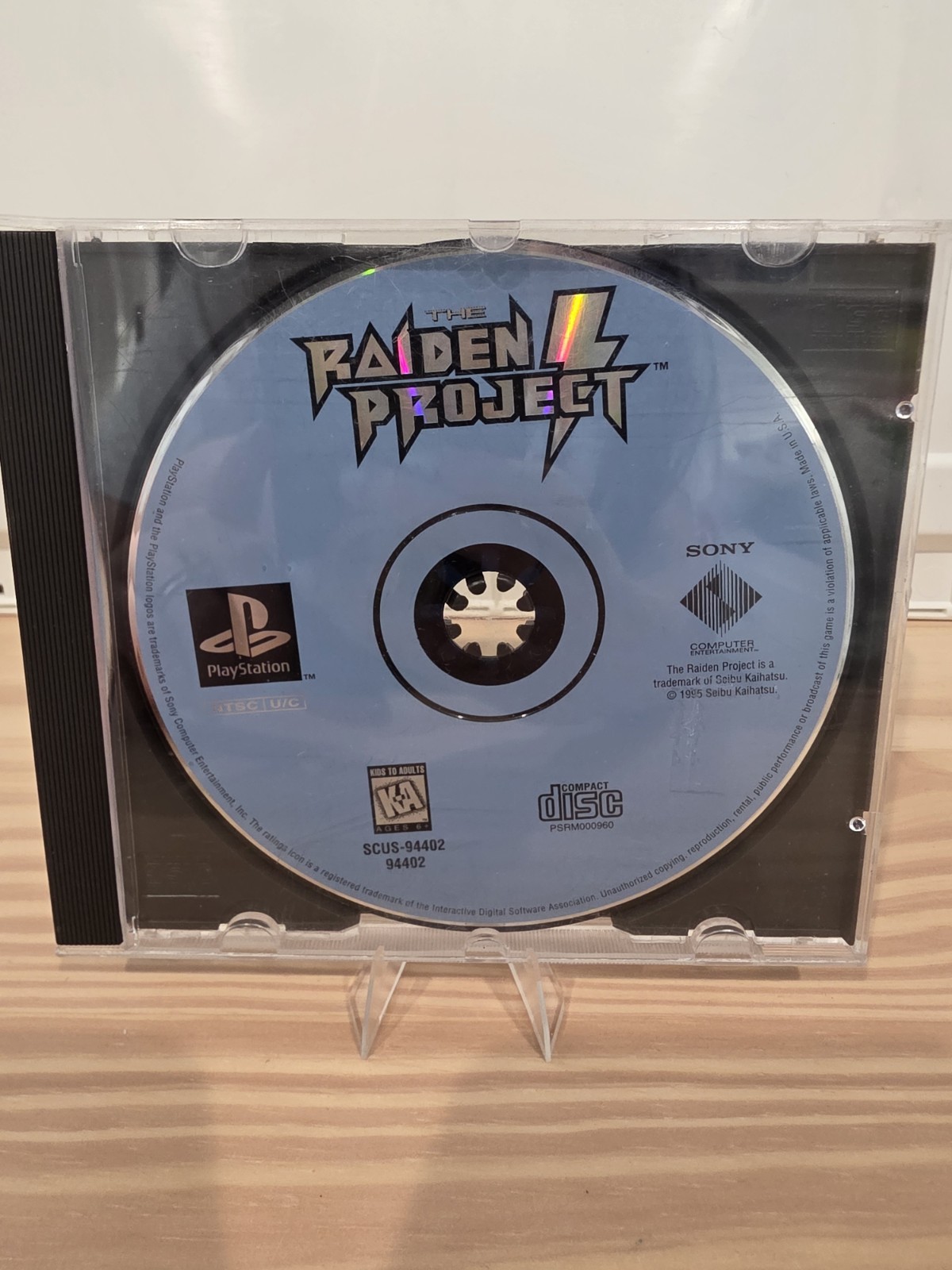 Raiden Project (PS1) Loose Disc Only