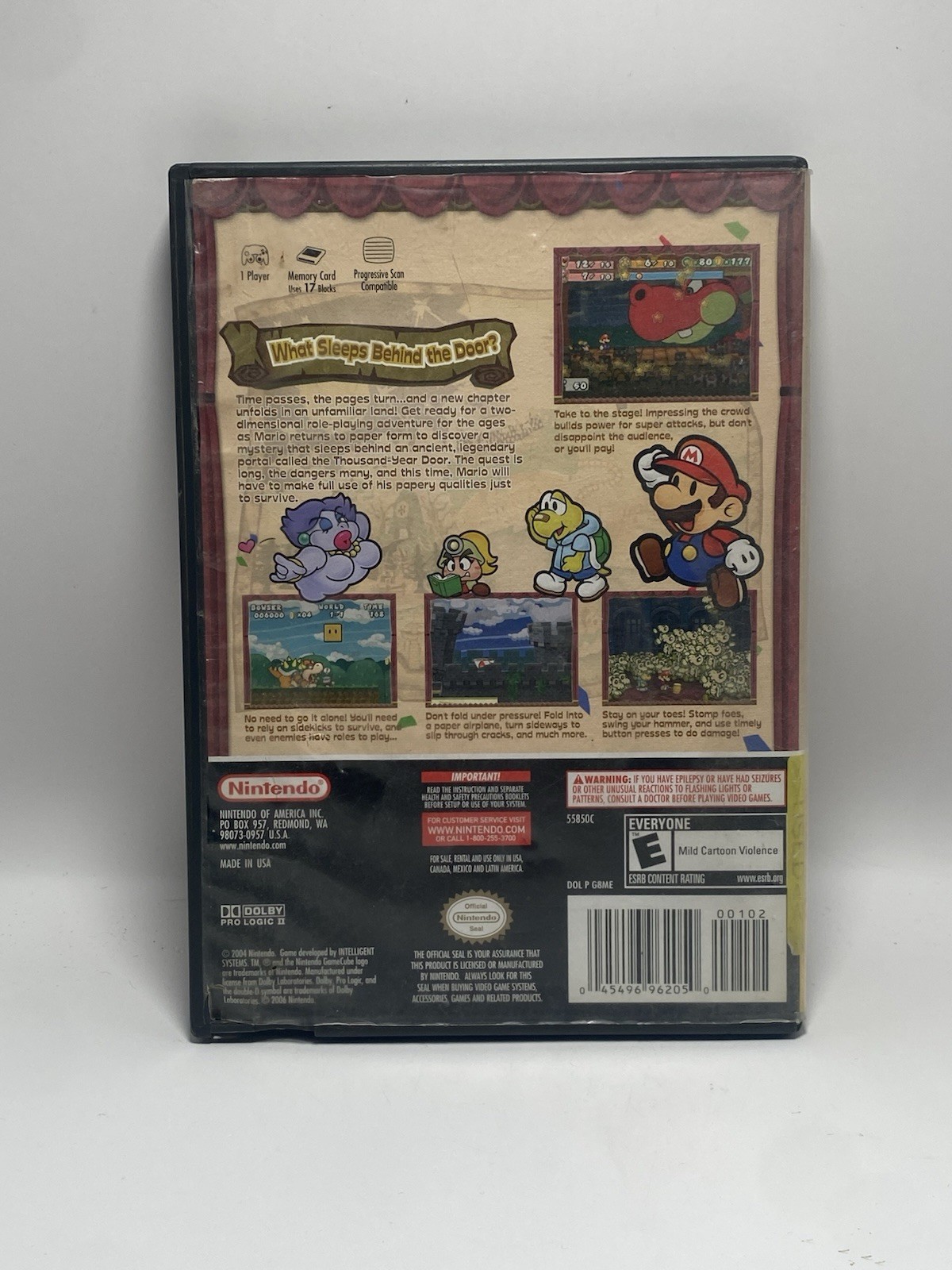Paper Mario: The Thousand-Year Door (Nintendo Gamecube) Complete CIB