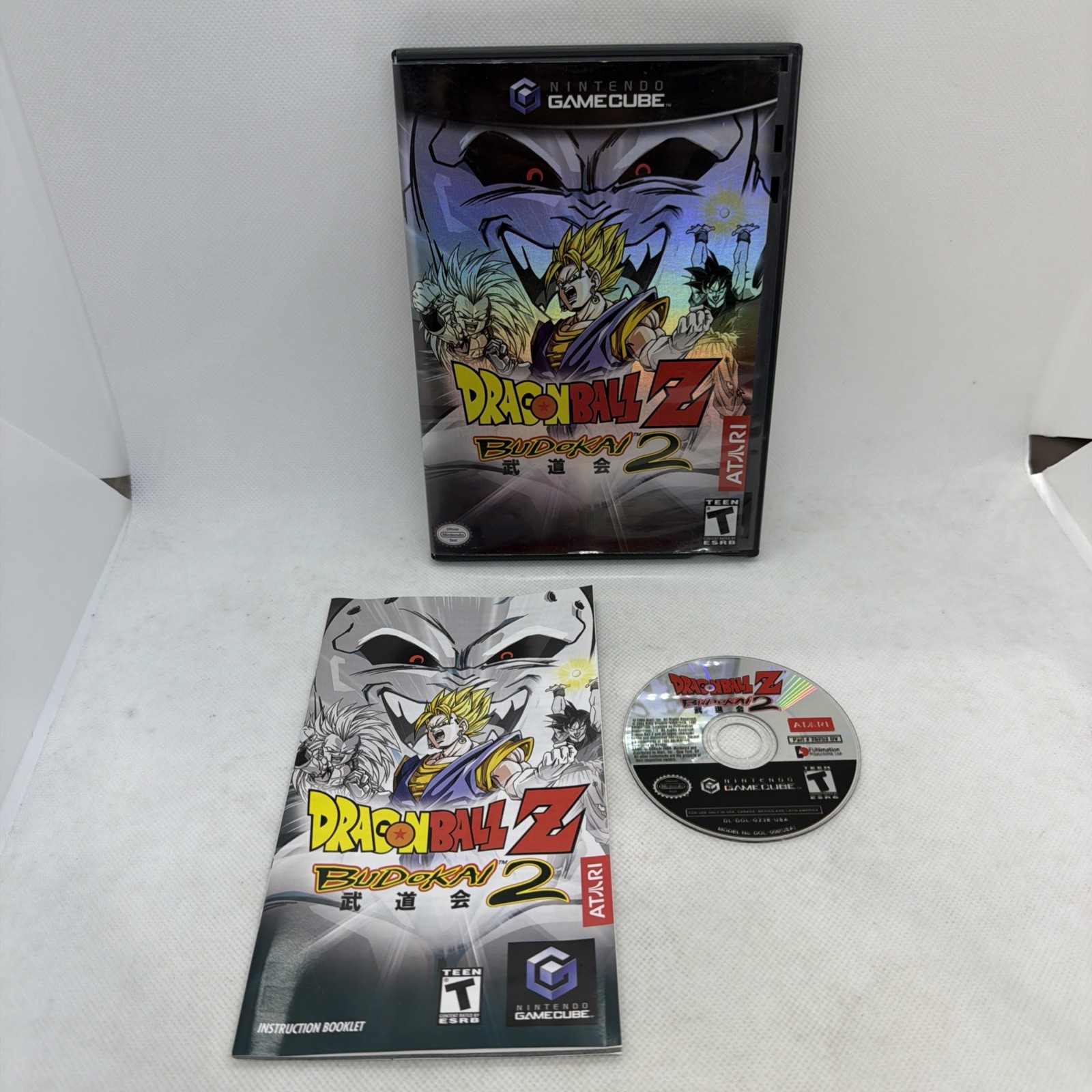 Dragon Ball Z: Budokai 2 (Nintendo GameCube, 2004) CIB Complete w/ Manual WORKS