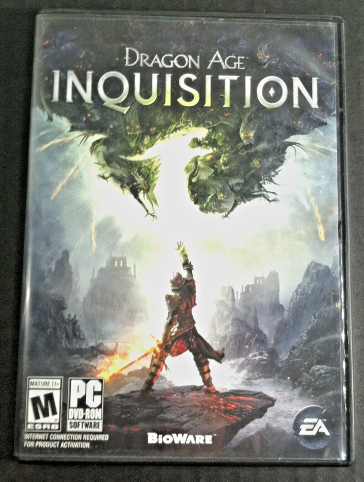 2014 Dragon Age Inquisition 4 Discs PC Video Game Includes Key Code Complete